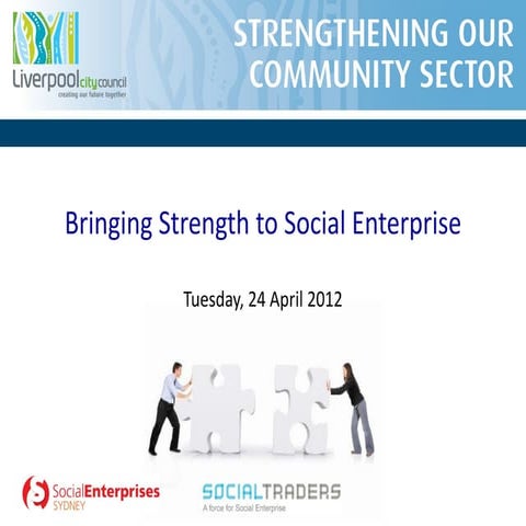 Bringing strength to social enterprise   final