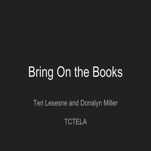 Bring on the books tctela 2019