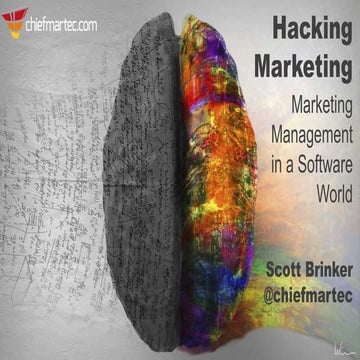 Hacking Marketing: Marketing Management in a Software World