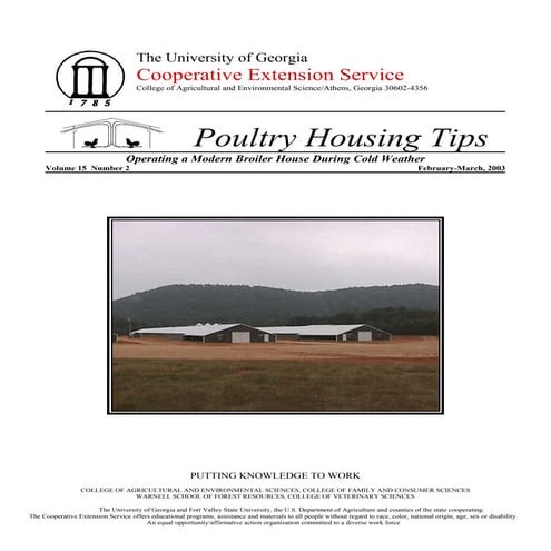 Brioler management in cold weather part1