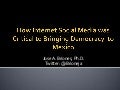 Social Media And Democracy In Mexico
