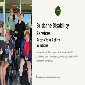 Personalised Disability Support Services for NDIS Participants in ...