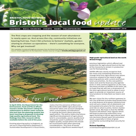 Beyond Food Security: Urban Agriculture as a Form of Resilience | PDF