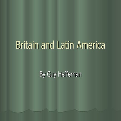 Britain and latin america
