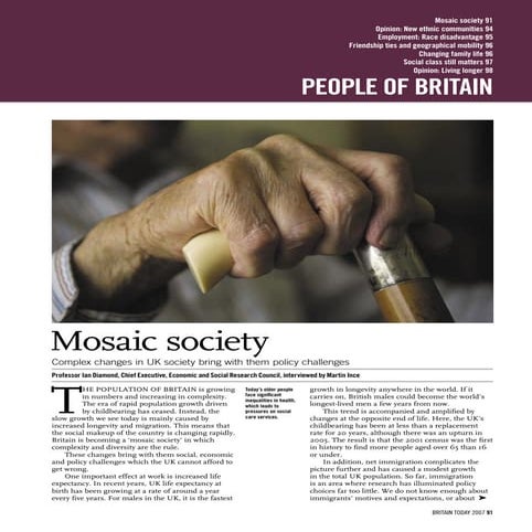 People Of Britain - Mosaic society