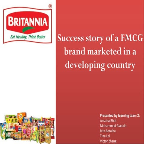 Britannia Company - Success story of a brand in a developing country