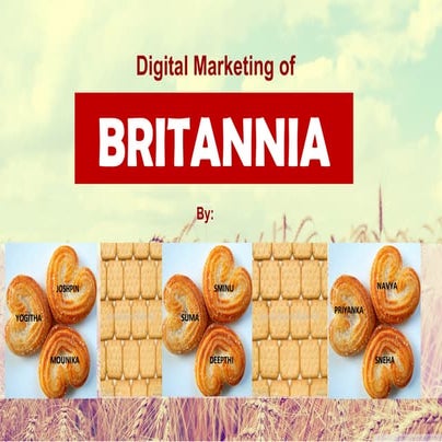 Britannia's digital marketing