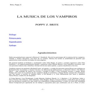 La música de los vampiros