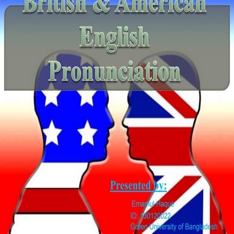 British & american english pronunciation