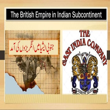 British in india