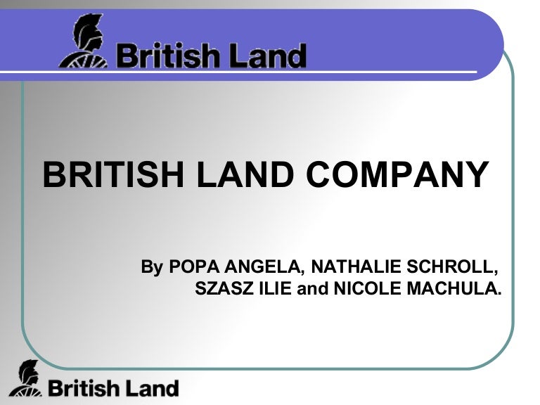 British land company presentation