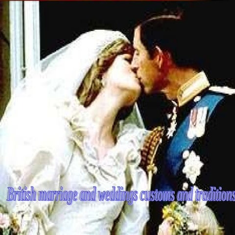 British Marriage  Weddings Customs And Traditions
