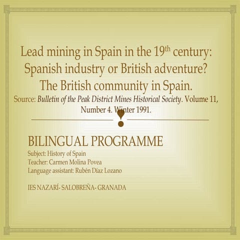 British mining community
