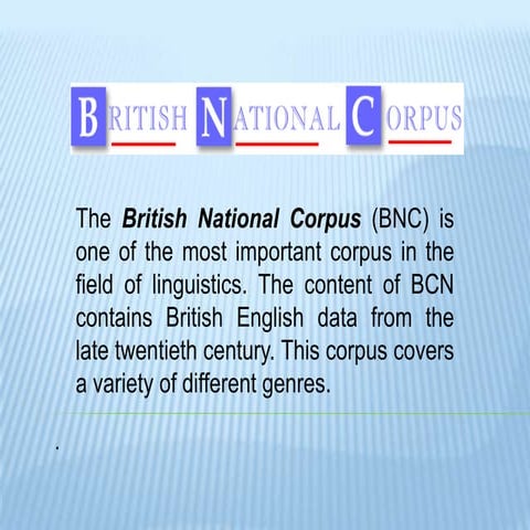 British national corpus