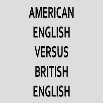 British vs american