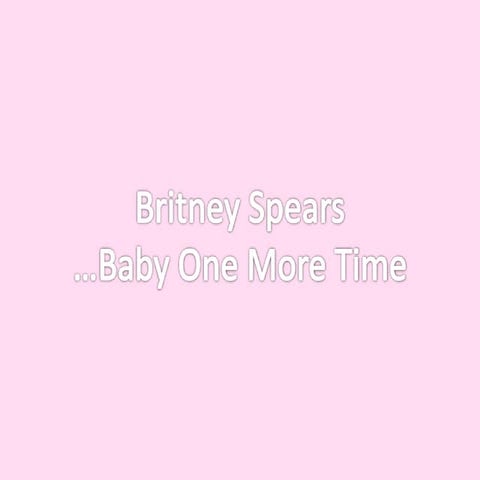Britney spears video analysis