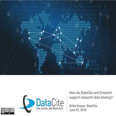How DataCite and Crossref Support Research Data Sharing - Crossref LIVE Hannover