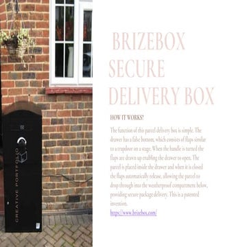 Brizebox ppt | PPTX