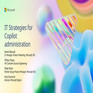 IT Strategies for Copilot administration