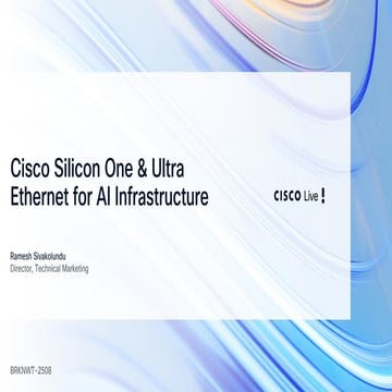 Ultra Ethernet for AI & ML Infrastructure