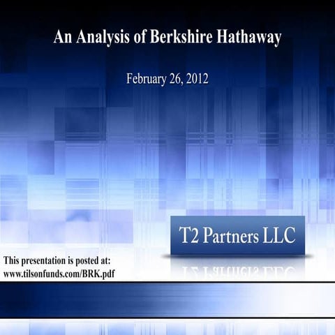 An Analysis of Berkshire Hathaway