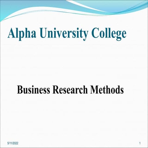 BRM_Data Analysis, Interpretation and Reporting Part III.ppt