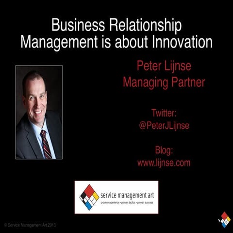Business Relationship Management is about innovation