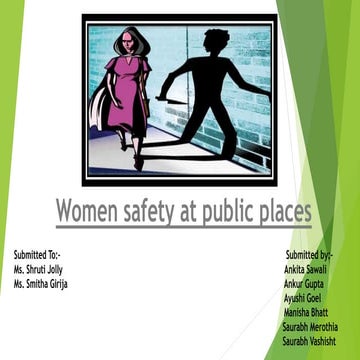 Research on Women Safety at Public Places