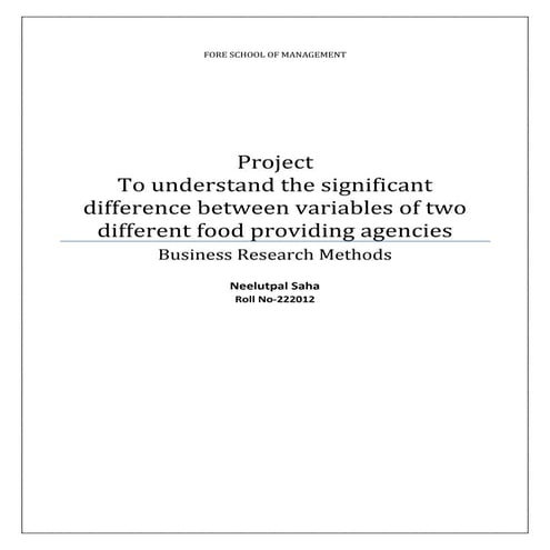 Business Research Methods T Test