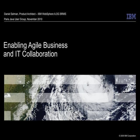 Paris Java User Group : Enabling Agile Business  and IT Collaboration