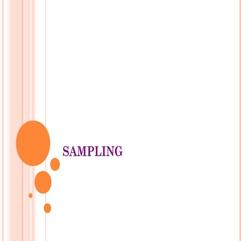 Brm sampling techniques