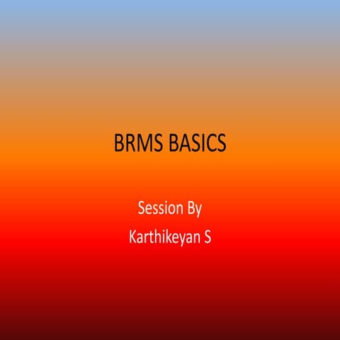 Brms basics 