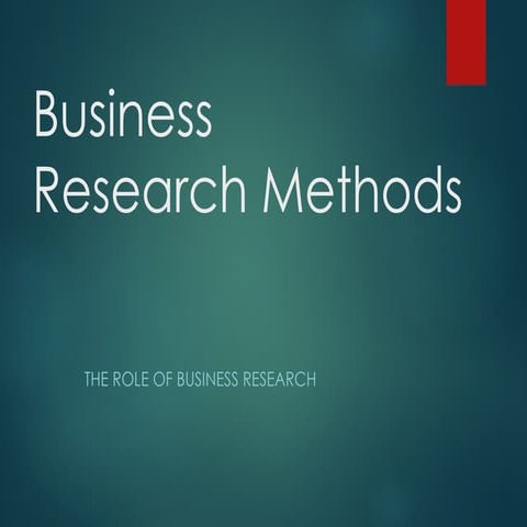 BRM Business Research Method Session 1a.ppt