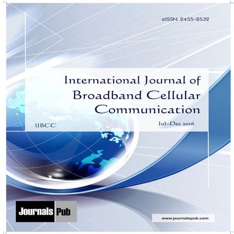 Broadband Cellular Communication (Vol 2 Issue 2)