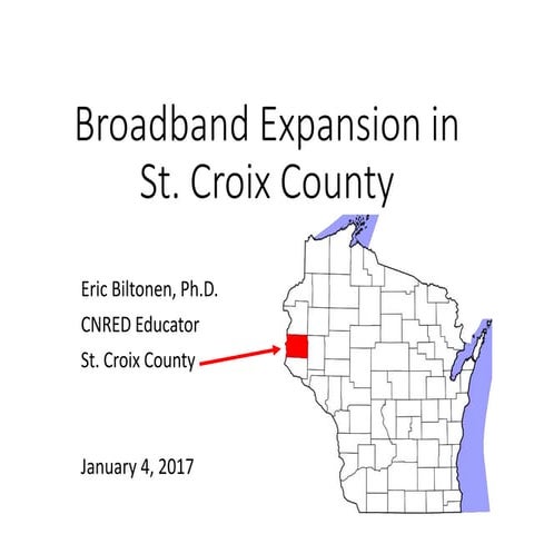 Broadband Expansion in St. Croix County