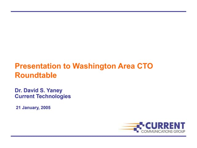 Broadband tech 2005