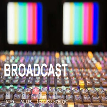 IBC 2014 - Broadcast Presentation