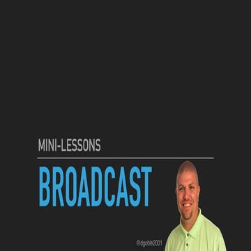 Broadcast Mini-Lessons from JEA/NSPA National Convention in Orlando