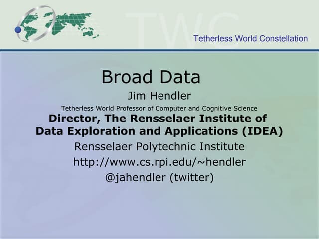 Broad Data (India 2015)