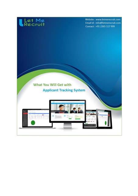 Applicant Tracking System - LetmeRecruit