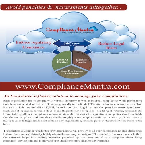 Compliance Mantra Brochure