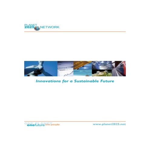 Innovations for a Sustainable Future | PDF