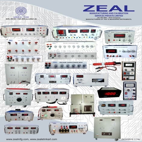 Multifunction Calibrator By Zeal Manufacturing And Calibration Services ...