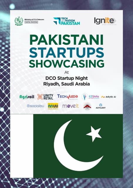 Pakistani Startups Showcase - DCO - Saudi Arabia
