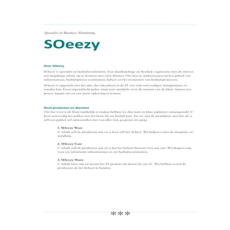 Brochure infographic