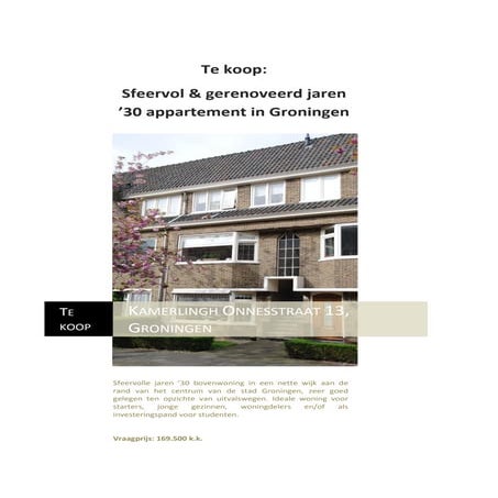 Brochure   kamerlingh onnesstraat 13 groningen