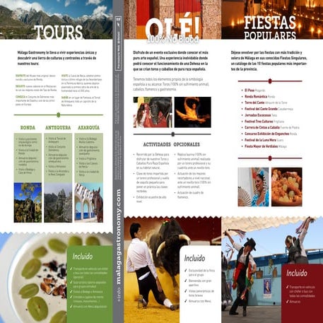 MÁLAGA GASTRONOMY - Leisure & Culture on the Costa del Sol