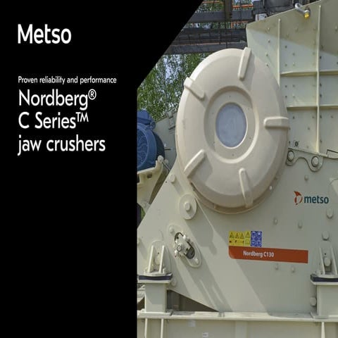 Metso C series jaw crusher Manual | PDF