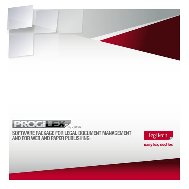 Progilex brochure - English version