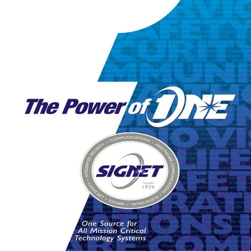 SIGNET Electronic Systems Company Brochure